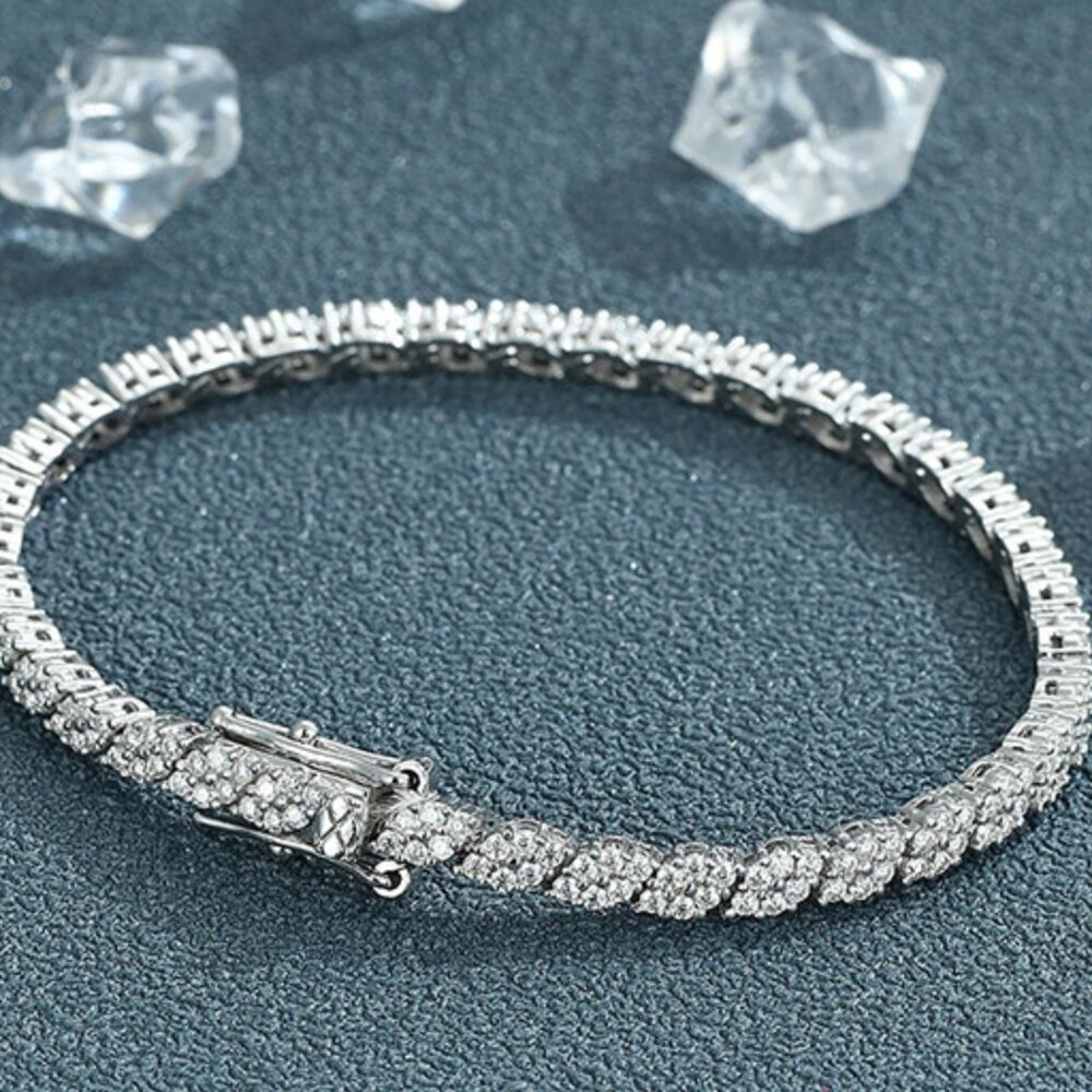 S925  pure silver badminton bracelet, 14-19CM